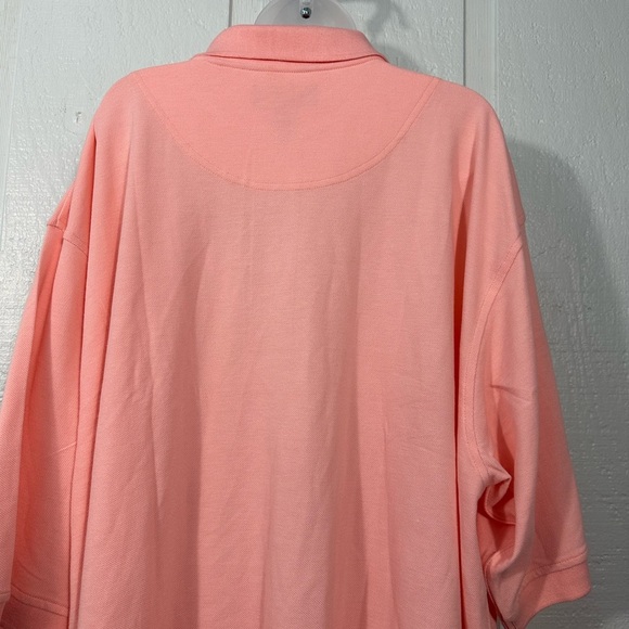 Tri-Mountain Big Men’s Peach Short Sleeve Polo Size 4XL NWT - Picture 7 of 10